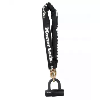 Grandinės spyna MASTER LOCK 90 cm ilgio x 10 mm skersmens grūdintas plienas