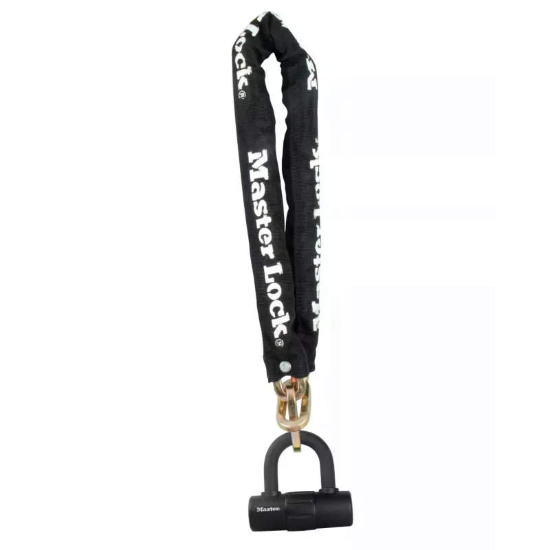 Grandinės spyna MASTER LOCK 90 cm ilgio x 10 mm skersmens grūdintas plienas