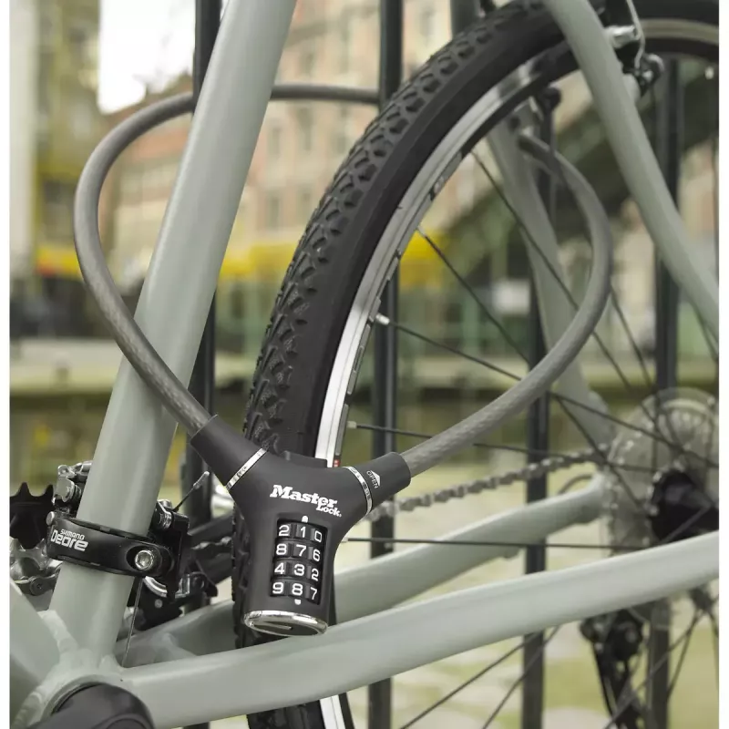 kabelis lock MASTER LOCK 8229EURDPRO Juoda 0.9 m