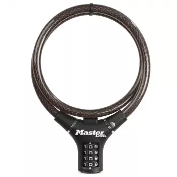 kabelis lock MASTER LOCK 8229EURDPRO Juoda 0.9 m