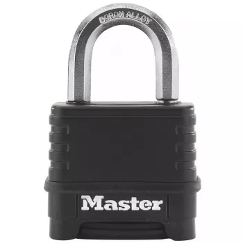 Pakabinama spyna MASTER LOCK M178EURD 57 mm pločio Excell cinko korpusas, nustatoma savo derinį, juoda
