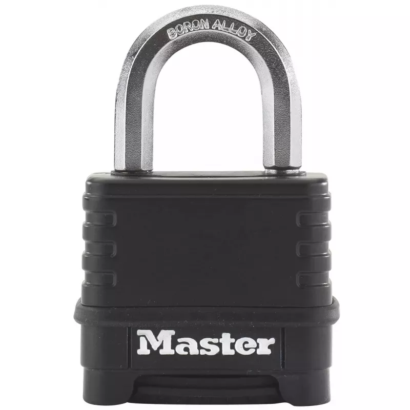 Pakabinama spyna MASTER LOCK M178EURD 57 mm pločio Excell cinko korpusas, nustatoma savo derinį, juoda
