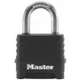 Pakabinama spyna MASTER LOCK M178EURD 57 mm pločio Excell cinko korpusas, nustatoma savo derinį, juoda