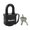 Spyna MASTER LOCK 7804EURT 2 x 40 mm laminuoto plieno juoda