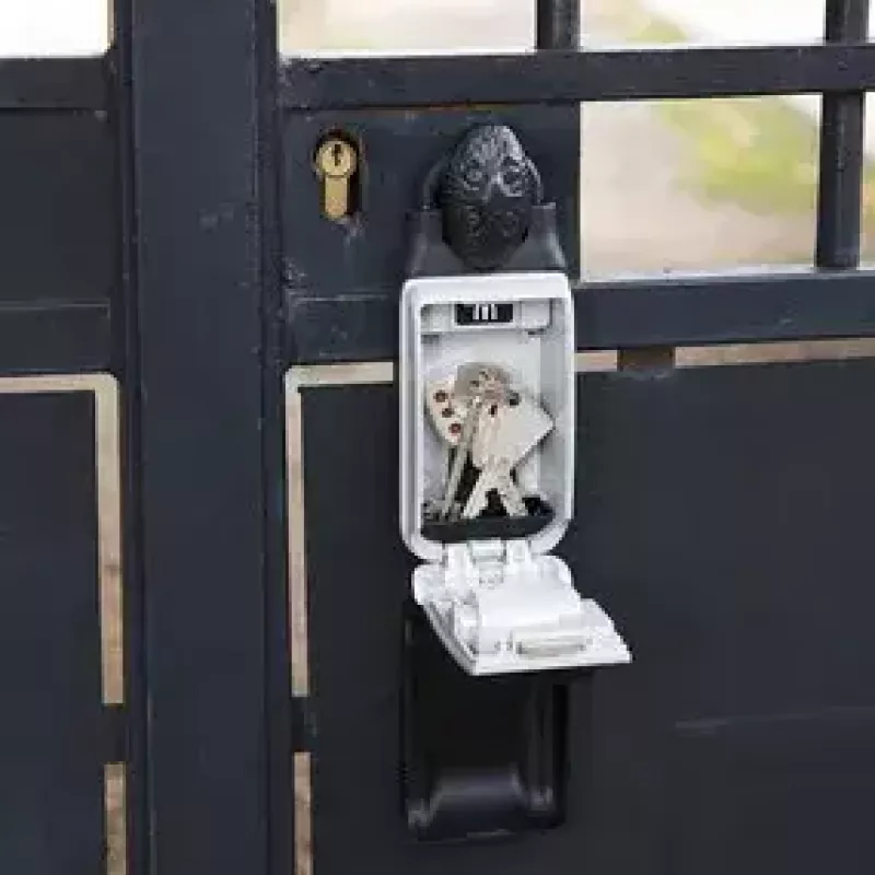 Nešiojamas seifas MASTER LOCK 5420EURD kombinuota spyna Pilka