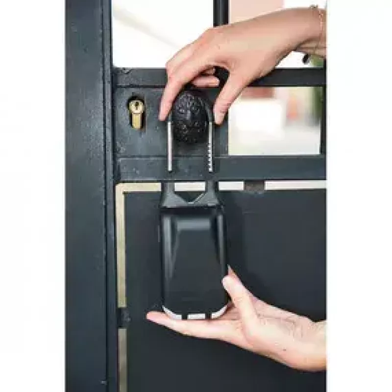 Nešiojamas seifas MASTER LOCK 5420EURD kombinuota spyna Pilka