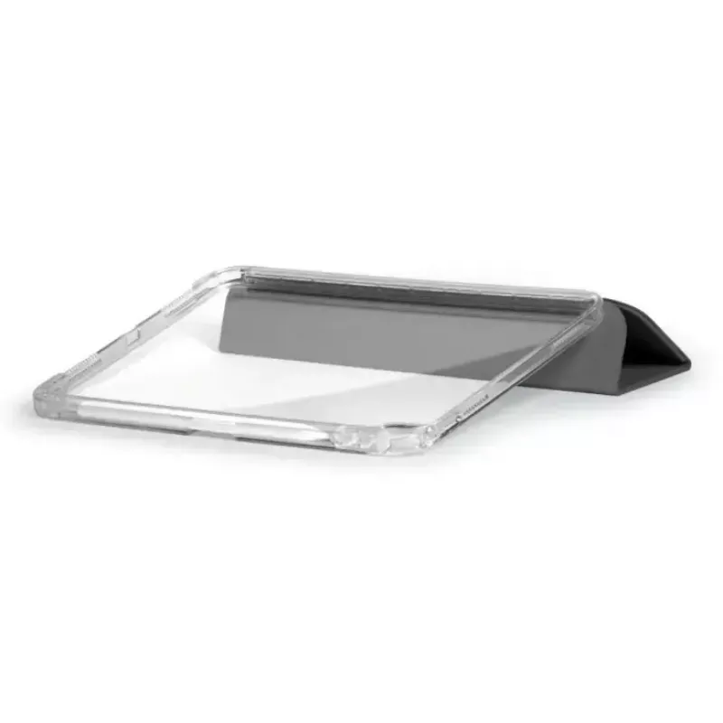 Planšetinio kompiuterio apverčiamas dėklas Port Designs 201350, skirtas iPad 10,9 colio (27,7 cm), PET, 3 stovėjimo režimai, juodas / permatomas