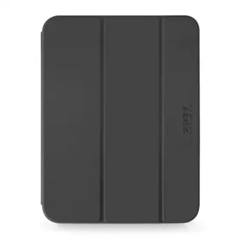 Planšetinio kompiuterio apverčiamas dėklas Port Designs 201350, skirtas iPad 10,9 colio (27,7 cm), PET, 3 stovėjimo režimai, juodas / permatomas