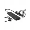 Nešiojamojo kompiuterio dokas Port Designs 901906-W USB 3.2 Gen 2 Type-C juoda