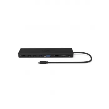 Nešiojamojo kompiuterio dokas Port Designs 901906-W USB 3.2 Gen 2 Type-C juoda
