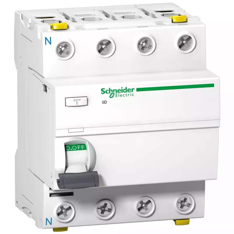Liekamosios srovės įtaisas Schneider Electric A9Z21425, A tipas, 25 A, 380–415 V, 1500 A išjungimo geba