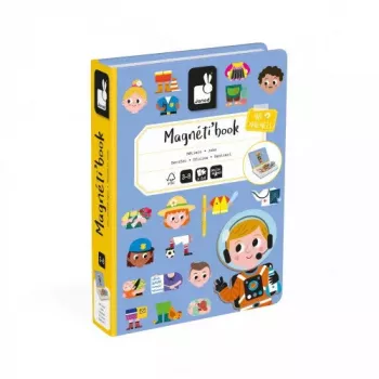 JANOD Magnetibook Profesijos Rekomenduojamas amžius nuo 3 iki 6 metų Kartonas Mėlynas