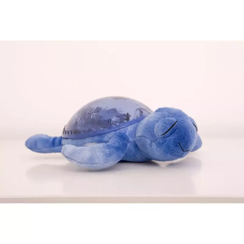 Naktinė švieselė ant stalo „Cloud B Tranquil Turtle“ mėlyna, automatinis išjungimas
