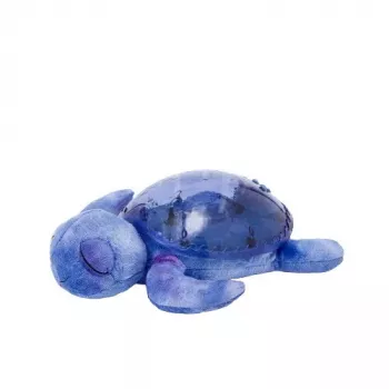 Naktinė švieselė ant stalo „Cloud B Tranquil Turtle“ mėlyna, automatinis išjungimas