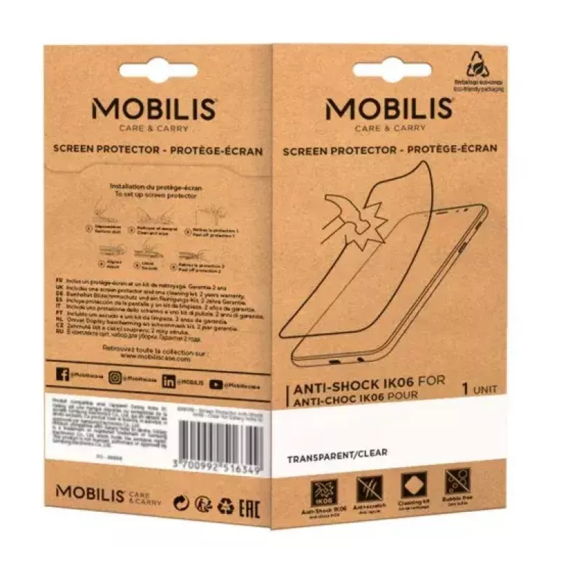 Ekrano apsauginė plėvelė Mobilis 036289 Samsung Galaxy A14 4G 5G permatoma