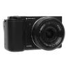 Kompaktiška kamera AgfaPhoto Realishot C110 — 24 MP, 1/3,06 colio CMOS, 3x optinis priartinimas, 4K, Wi‑Fi, 2,8 colio jutiklinis ekranas, juoda