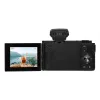 Kompaktiška kamera AgfaPhoto Realishot C110 — 24 MP, 1/3,06 colio CMOS, 3x optinis priartinimas, 4K, Wi‑Fi, 2,8 colio jutiklinis ekranas, juoda
