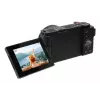 Kompaktiška kamera AgfaPhoto Realishot C110 — 24 MP, 1/3,06 colio CMOS, 3x optinis priartinimas, 4K, Wi‑Fi, 2,8 colio jutiklinis ekranas, juoda