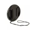 Objektyvo dangtelis Kaiser Fototechnik užsegamas 49 mm juodas skersmuo 4,9 cm