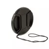 Objektyvo dangtelis Kaiser Fototechnik užsegamas 58 mm juodas skersmuo 5,8 cm