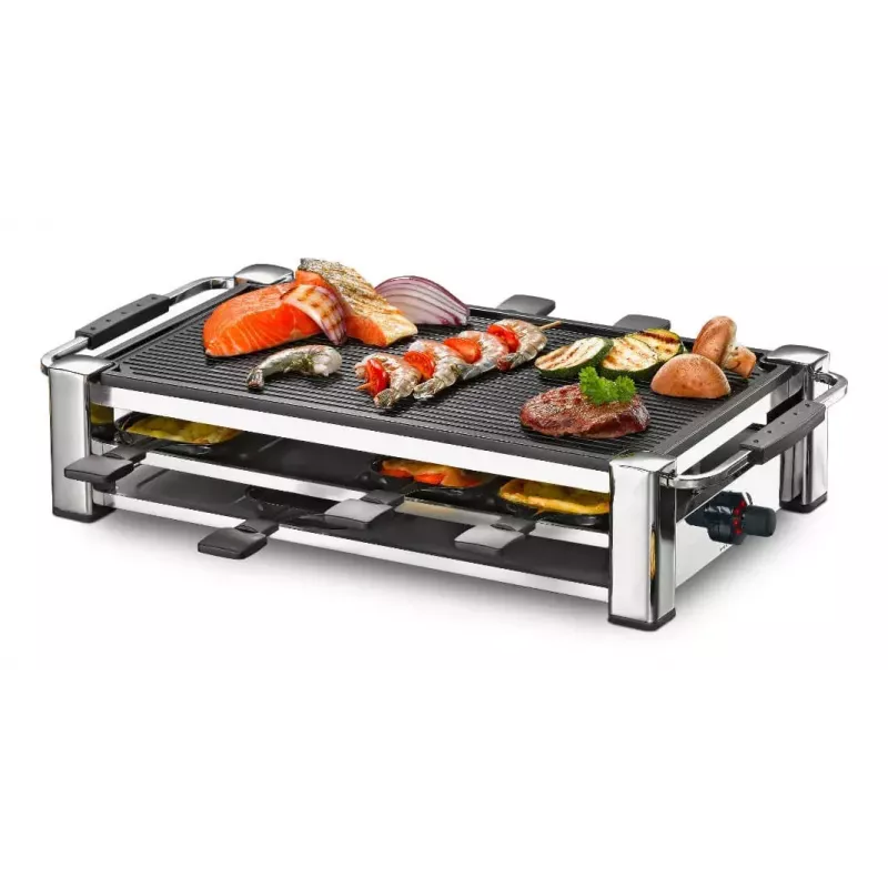 Raclette kepsninė Rommelsbacher RCC 1500 1500 W chromuota