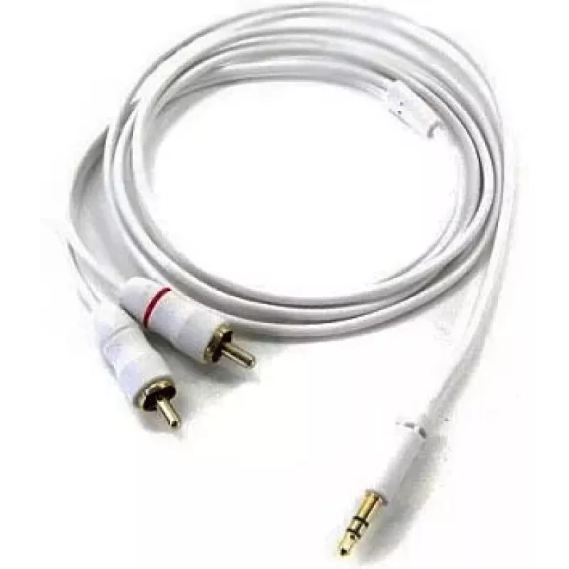 RCA garso kabelis Inakustik 3 m 2 x RCA 3.5 mm baltas