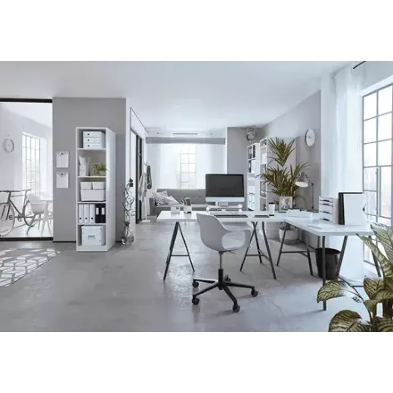 Segtuvas Leitz WOW A4 Metalinis Polistirolas Baltas
