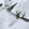 Žirklės Leitz WOW tiesaus kirpimo, juodos/baltos