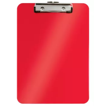 Segtuvas-plokštelė Leitz WOW A4 Metal Red 80 lapų