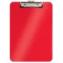 Segtuvas-plokštelė Leitz WOW A4 Metal Red 80 lapų