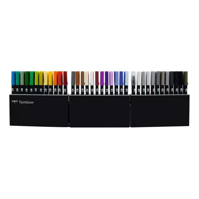 Marker Tombow ABT-108C 107 vnt. Šepetėlis Smulkus antgalis Daugiaspalvis