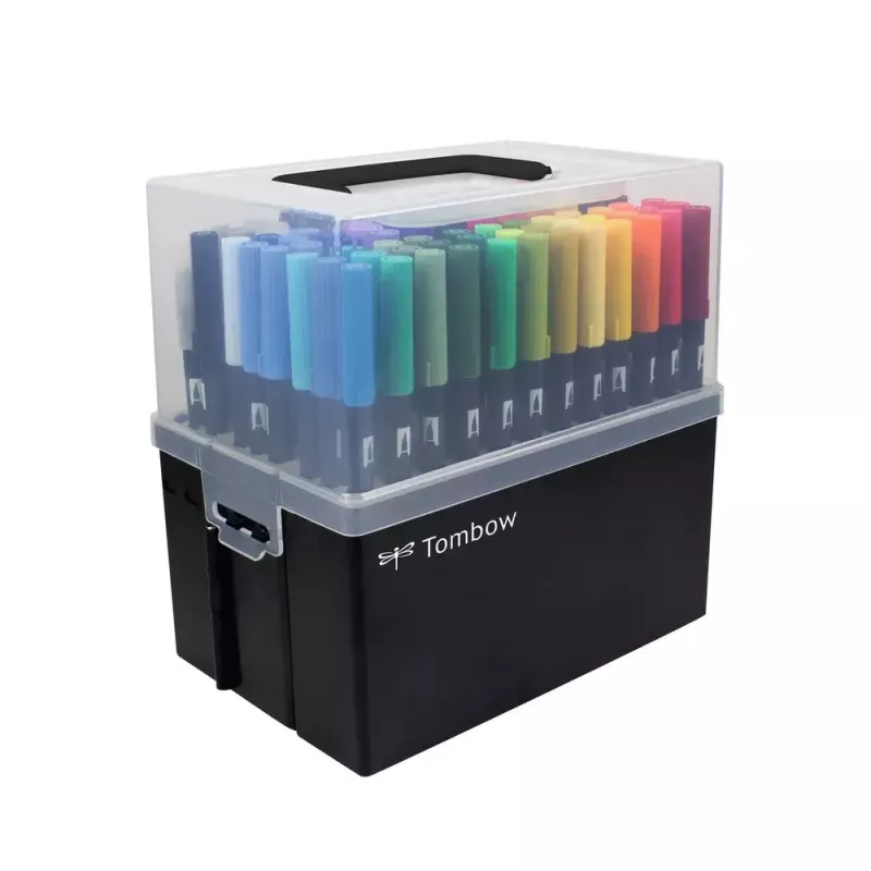 Marker Tombow ABT-108C 107 vnt. Šepetėlis Smulkus antgalis Daugiaspalvis