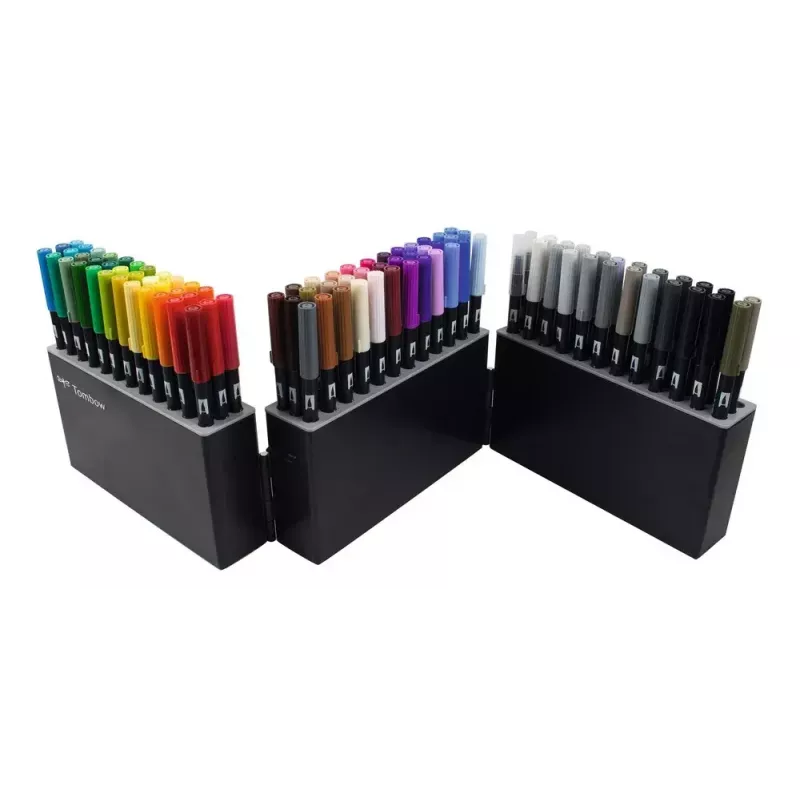 Marker Tombow ABT-108C 107 vnt. Šepetėlis Smulkus antgalis Daugiaspalvis