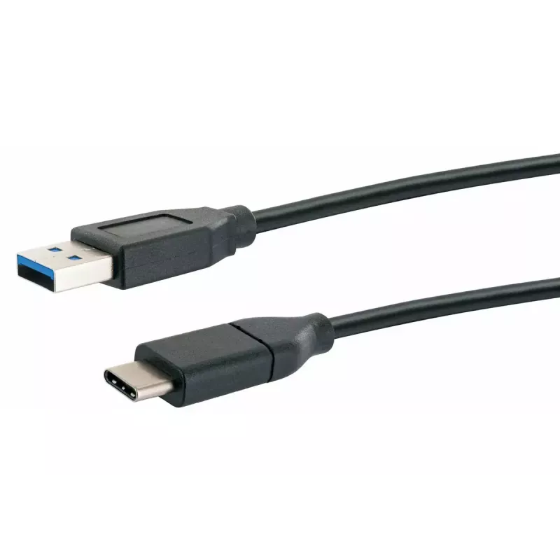USB laidas Schwaiger CK 3141 USB 3.2 Gen 1 1m USB A USB C juodas