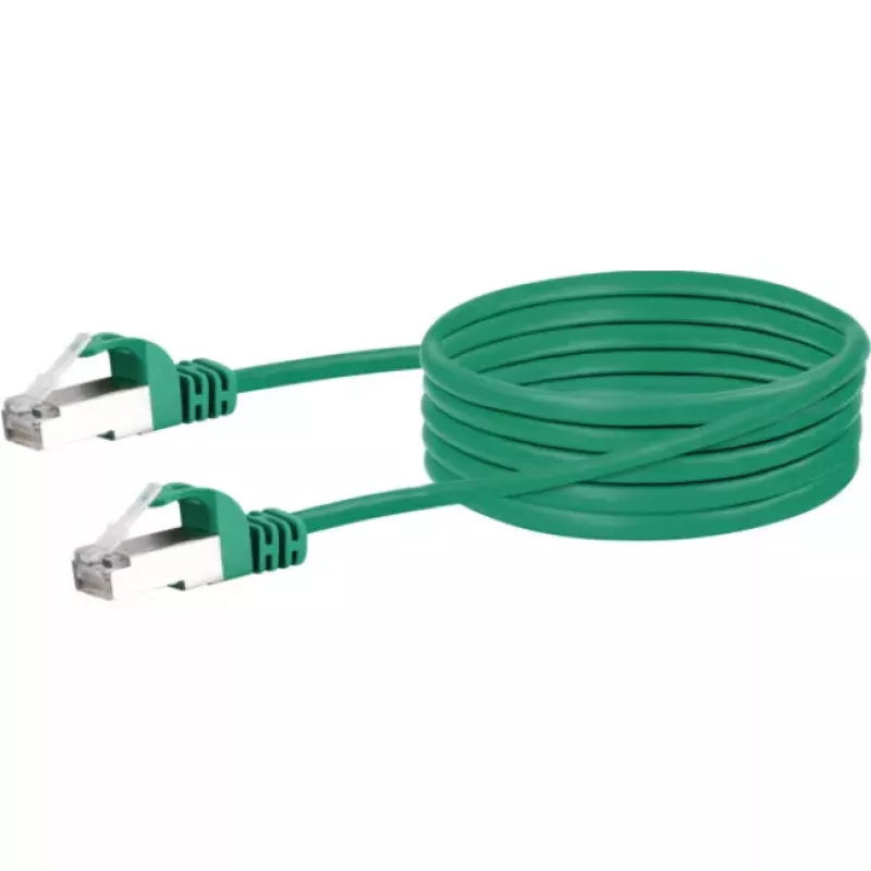Tinklo kabelis Schwaiger CKB6010 059 RJ-45 Cat6 1 m Žalias