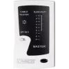 Tinklo kabelių testeris Schwaiger NWM1 531 RJ-11 RJ-45 Juoda Balta