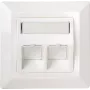 Kampinė jungtis Schwaiger NKSD2 532 balta RJ-45