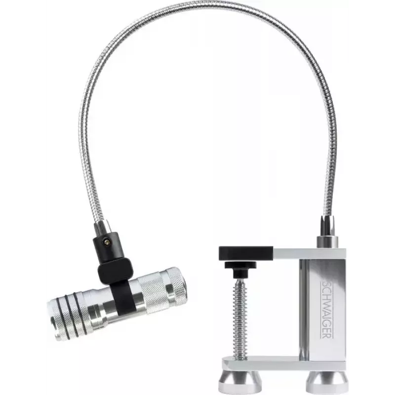 Grill light Schwaiger GLED0030 Juoda Sidabrinė Aluminium Rubber baterija 0.5W
