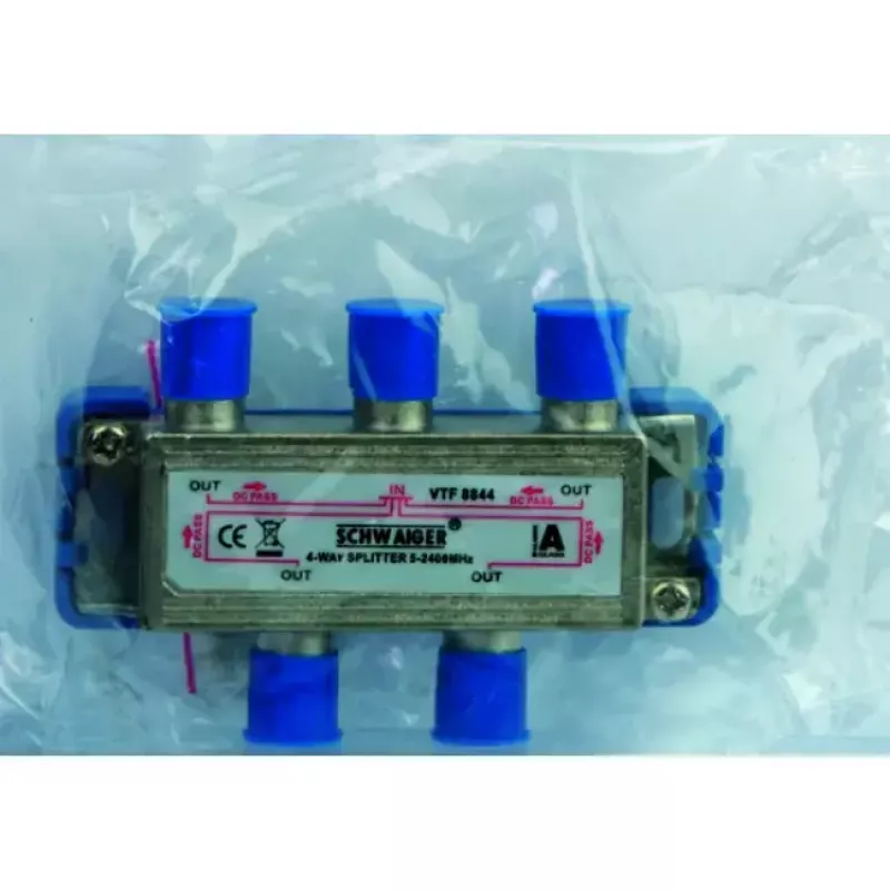 Kabelių skirstytuvas Schwaiger VTF8844 241 Dažnių diapazonas 5 - 2400 MHz