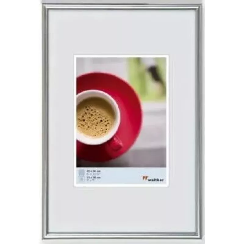 Vieno paveikslėlio rėmelis Walther Design Galeria KS030H sidabrinis