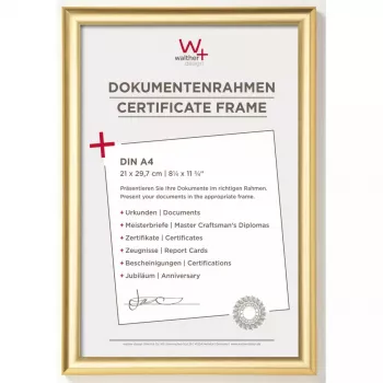 Vienetinis nuotraukų rėmelis Walther Design KP130G Auksinis