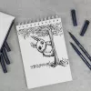 Fineliner Schneider Schreibgeräte Pictus Juoda Blue Green Red 5 vnt.