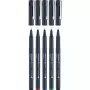 Fineliner Schneider Schreibgeräte Pictus Juoda Blue Green Red 5 vnt.