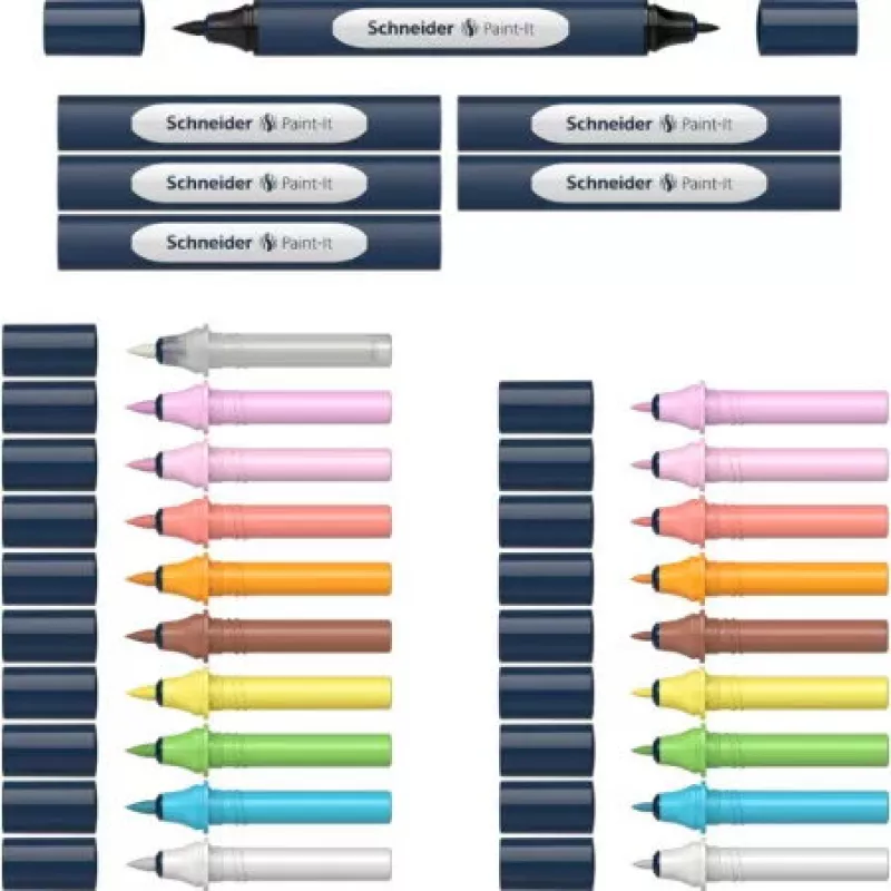 Fineliner Schneider Schreibgeräte Paint-It Multicolour 27 vnt.