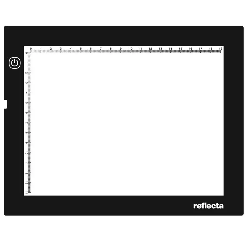 Vienvietis nuotraukų rėmelis Reflecta LED Light Pad A5 Super plonas juodas 19x14 cm