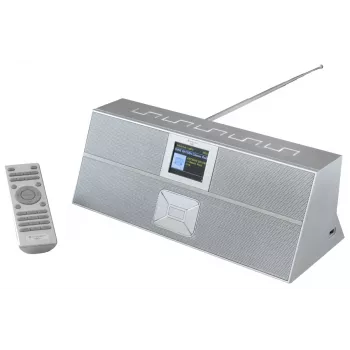 Internetinis radijas Soundmaster IR3300SI — Skaitmeninis imtuvas, DAB+ ir FM, 20 W RMS, TFT įvairiaspalvis ekranas, USB-A, pilkas