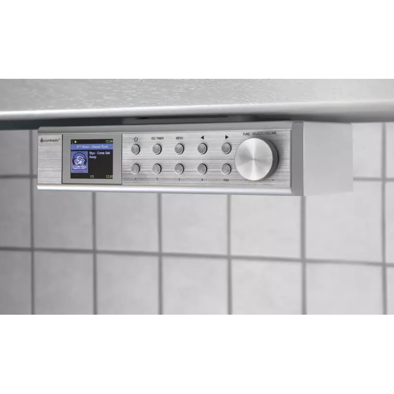 Internetinis radijas Soundmaster IR1500SI — DAB+/FM skaitmeninis imtuvas, 3 W, 2 colių TFT ekranas, sidabrinis