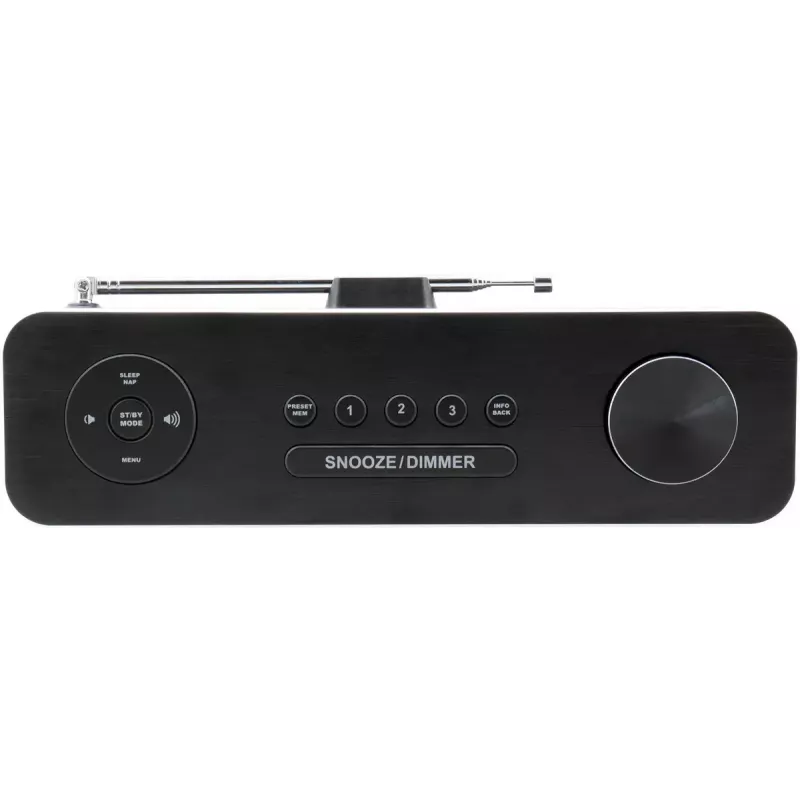 Asmeninis radijo imtuvas Soundmaster DAB700SW — Analoginis ir skaitmeninis imtuvas, DAB+ / FM, 12 W, 2,9 colių LCD, MicroSD, juoda