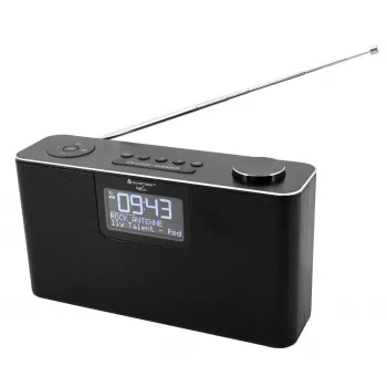 Asmeninis radijo imtuvas Soundmaster DAB700SW — Analoginis ir skaitmeninis imtuvas, DAB+ / FM, 12 W, 2,9 colių LCD, MicroSD, juoda