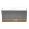 Radijo laikrodis Soundmaster UR630WE — FM/PLL/UKW, 6 W RMS, pilkas/baltas, kintamoji srovė ir AAA baterijomis maitinamas